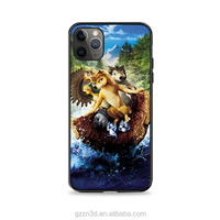 Coque de téléphone personnalisée en plastique 3D lenticulaire Anime DBZ Cartoon avec effet de bascule, marchandise Anime