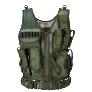 Sac de gilet tactique personnalisé, multifonctionnel, en Oxford et maille, démontage rapide, imperméable, équipement de protection, fermeture éclair - Product Image 3