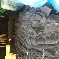 Déchets de mousse PU post-industriels, dureté 80A, balles compressées propres du Shandong pour sous-couche de moquette en mousse rebondie