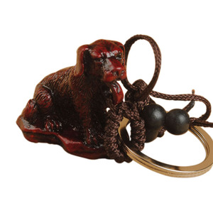 Portachiavi con Statuetta di <span class=keywords><strong>Cane</strong></span> Feng Shui Cinese, Portachiavi con Segni Zodiacali, Regalo per Amici, Donna, <span class=keywords><strong>Uomo</strong></span>, Gioielli, Portachiavi per Auto - Product Image 2