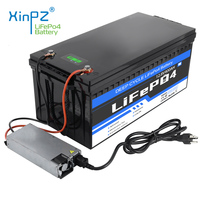 Batterie LiFePO4 12V 100Ah 200Ah 300Ah 400Ah 100 300 200 Ah à Cycle Profond 12 V Volts 12.8V Solaire 24V 12V Bloc Batterie Lithium-Ion