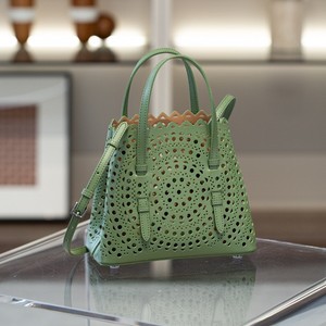 Nouveau Sac Bandoulière <span class=keywords><strong>Femme</strong></span> en Cuir Véritable, Design Original, Mina Hollow, Style Panier, Romantique Français, en Cuir de Veau, Fermeture Ouverte - Product Image 5