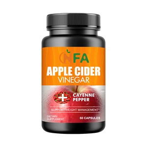 Cápsulas de Vinagre de Sidra de Manzana OEM con Extracto de Pimienta de Cayena, Favorecen la Salud Digestiva, Control de Peso, Cápsulas Adelgazantes - Product Image 1