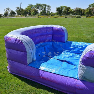 Castillo hinchable para saltar, Combo de Thunderbolt Dual Lane, púrpura - Product Image 5
