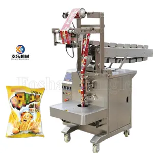 Popcorn Quantitative Automatic Corn Puffs Vertical Granule Packing Puffed Food Sachet Packaging Machine