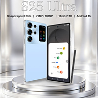 Dernier modèle de téléphone portable S25 Ultra 5G avec 1 To de ROM, 16 Go de RAM et une batterie de 8000 mAh pour les grossistes et les fournisseurs d'usine