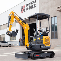 Produsen China Excavator Mini Crawler 1250kg dengan Garansi 1 Tahun dan Lampiran Opsional