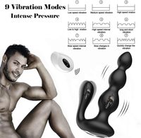 Perles anales vibrantes en Silicone avec télécommande, bouchon Anal pour hommes, femmes et Couples