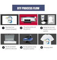 Imprimante professionnelle Procolored à haute productivité directe d'usine Machine d'impression Dtf T-shirt 30cm avec poudre d'encre DTF