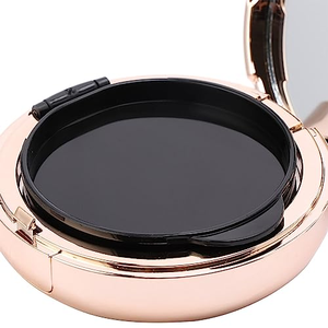 Pressed <b>Compact</b> <b>Powder</b> Case With Puff Inner Empty Makeup Plastic Packaging Foundation Container With Mirror - Product Image 3
