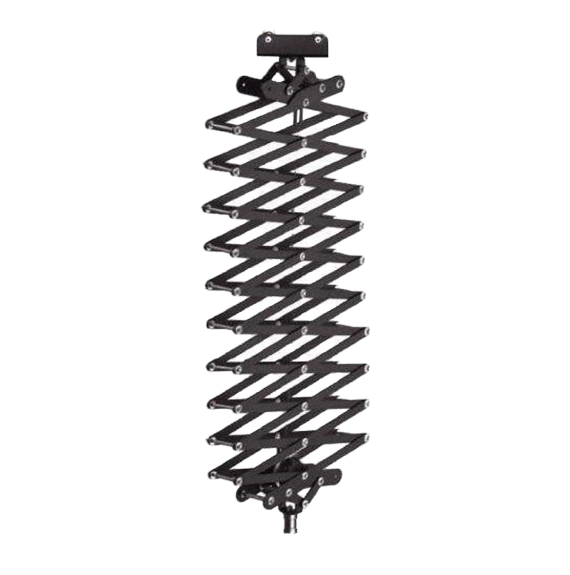 Photo Studio Pantograph With Pulley Safety Cable for Ceiling Rail Track System in Live Studios,Stages