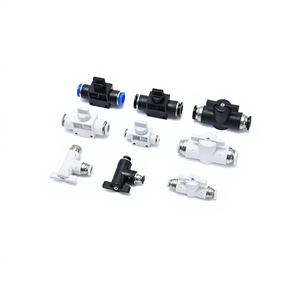 Coude à connexion rapide BUL avec filetage interne de cloisonnement BM, interrupteur manuel pneumatique BUC-4 6 8 10 12 mm, vannes de commande manuelle - Product Image 4