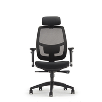 Chaise de bureau ergonomique pivotante en maille à dossier haut avec support lombaire pour la vente en gros