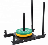 Équipement de fitness poids puissance traîneau musculation plaque de poids traîneau pousser et tirer rôdeur pour Fitness musculation