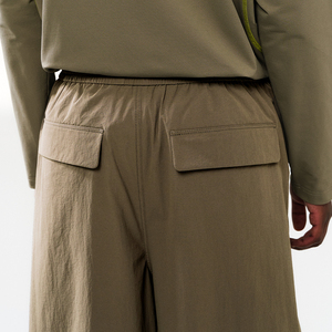 QUICKSHOW メンズ カスタムバギー カーブドナイロン トラックパンツ 速乾性 伸縮性 スタック 無地 防風 軽量 カジュアルスタイル - Product Image 4