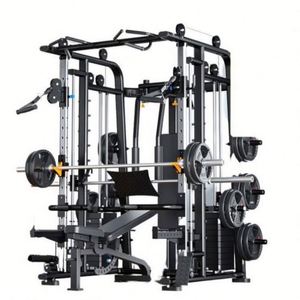 Equipo de Entrenamiento Integral de Acero Smith Equipments, Equipo de Gimnasio, Soporte para Sentadillas, Power Rack, Duradero, Fabricado en EE. UU. - Product Image 3