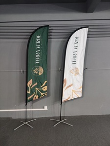 Bán buôn quảng cáo quảng cáo tùy chỉnh in Cột cờ niềm tự hào lông cờ bay bãi biển Cờ biểu ngữ giọt nước cờ beachflags - Product Image 5