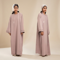 Abaya ouverte personnalisée, robes traditionnelles musulmanes, vêtements islamiques modestes pour femmes, conçus sur mesure