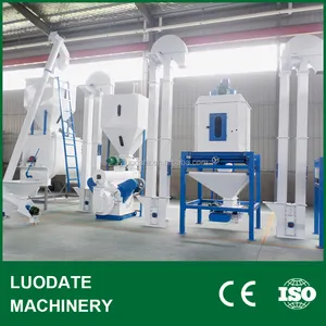 500 Kg Per Uur Factory Supply Gevogelte Voeden Pellet Molen Machine Lijn Voor Fabriek/Diervoeder Productie Plant Prijs