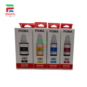 Premium <span class=keywords><strong>GI</strong></span>-490 GI490 <span class=keywords><strong>GI</strong></span> 490 Kompatible Farbige Wasserbasierte Nachfülltinte für <span class=keywords><strong>Canon</strong></span> Pixma G3411 G2410 G2411 Drucker - Product Image 2