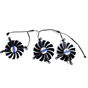 Ventilateur de carte graphique pour <span class=keywords><strong>XFX</strong></span> Speedster SWFT 309 Radeon <span class=keywords><strong>RX</strong></span> <span class=keywords><strong>6700</strong></span> <span class=keywords><strong>XT</strong></span> 12GO, CF1015U12S 1X95MM 2X87MM, ventilateur GPU Radeon <span class=keywords><strong>RX</strong></span> 6700XT 6750XT - Product Image 3
