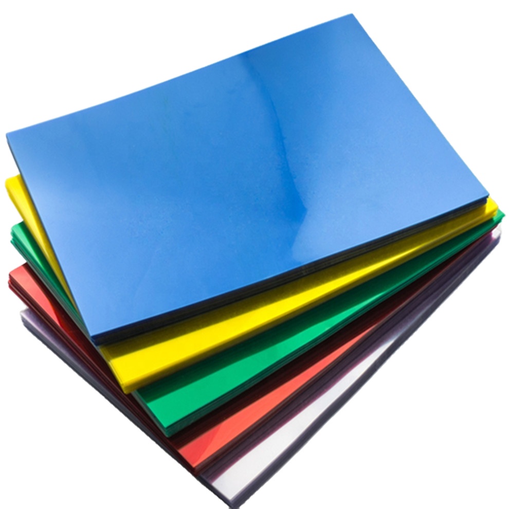 Goedkope Fabriek Prijs Stijve Dichter Plastic Pvc Binding Cover A4 Binding Cover Vel Plastic Plaat Helder