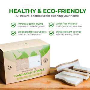 Nuova Spugna Per La Pulizia Dei Piatti Da Cucina Ecologica, spugna Bianca Per La Pulizia Della Casa In Fibra Di Cocco - Product Image 3