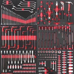 Juego de Herramientas Manuales de Reparación de Automóviles de Metal CRV de 279 Piezas, Profesional, para Taller Mecánico, Listo para Enviar - Product Image 3