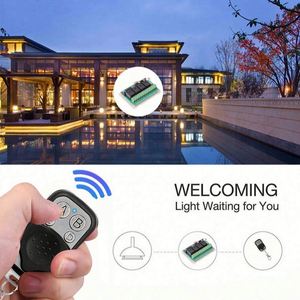 <b>PC</b>/ABS Black Push Button Remote <b>Control</b> Transmitter ABCD/Lock/Unlock 433MHz Universal Garage Door Opener <b>Wireless</b> App <b>Control</b> - Product Image 4