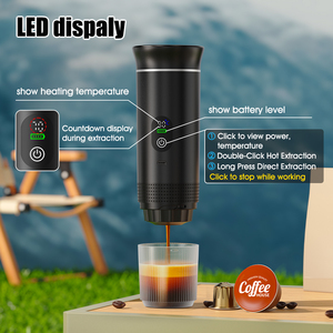 <span class=keywords><strong>Cafetera</strong></span> Espresso Eléctrica Portátil Mini Inteligente para Uso Doméstico, en Automóviles, al Aire Libre y en Hoteles, <span class=keywords><strong>Cafetera</strong></span> <span class=keywords><strong>Express</strong></span> y Espresso - Product Image 3