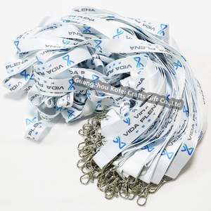 Nhà Máy Giá Tùy Chỉnh In Logo Polyester Dây Buộc Với Móc Cả Hai Bên In Mịn Polyester Dây Buộc - Product Image 6