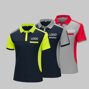 Venta al por Mayor de Camisetas Polo de Trabajo con Logotipo Personalizado, Camiseta de Manga Corta, Ropa de Trabajo de Verano, Uniforme de Trabajo para Empresas y Equipos - Product Image 1