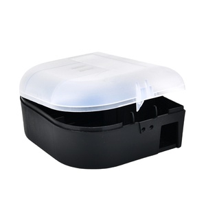 Cache-vitres en plastique noir pour restaurants – Station d'appâtage compacte anti-rongeurs - Product Image 2