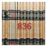 Tissu occultant jacquard côtelé 100 % polyester de haute qualité, prêt à l'emploi, faible MOQ, pour rideaux de salon et ameublement décoratif