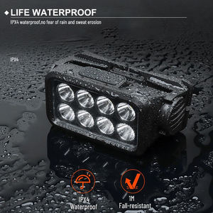 Linterna Frontal WOSEN Mini Portátil, Impermeable IP65, Alta Luminosidad, 8 LED, Sensor de Movimiento, Recargable por USB, Alcance de 200-299M - Product Image 3