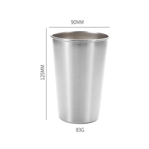Vaso de Acero Inoxidable Negro de Pared Simple de 16oz para Bebidas Frías, Vaso Tipo Tumbler para Alemania Zhiguli Bunker Hill <span class=keywords><strong>Paul</strong></span> <span class=keywords><strong>John</strong></span> - Product Image 2