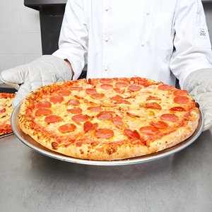 Sartén de aluminio para hornear <span class=keywords><strong>pizza</strong></span> de grado alimenticio, redondo, barato, con diferente tamaño - Product Image 6