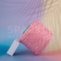 Wholesale Soft Blended Yarn Knitted Space Dye Sweater Pink Candy Color Colored Point Knitting Thread Crochet Fancy Yarn