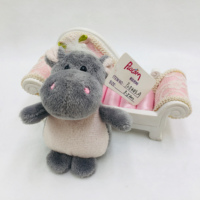 Fabricant professionnel de jouets en peluche de haute qualité, personnalisation de jouets en peluche, fabricant de jouets en peluche CE, porte-clés en peluche hippopotame