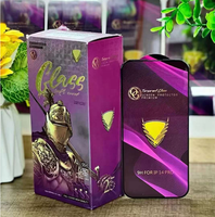OG Golden Armor Original haute qualité antistatique sérigraphie verre trempé pour iPhone 14 pro max 13 12 11 7 plus 8 16