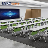 EGROspace Espaces Publics Salle de Conférence Bureau des Visiteurs Invité Chaise de Formation à Dossier Bas
