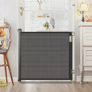 Barrière de sécurité rétractable en métal pour bébé, barrière d'escalier pour bébé, clôture de sécurité pour enfant, barrière de sécurité rétractable, barrière de sécurité pour nourrisson - Product Image 1