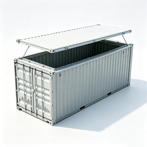 Hard Open Top <b>Container</b> with Removable Steel Roof for Oversized Cargo – HowWant - Product Image 5