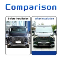 Maikairui Nouveau Design Kit de Conversion Complet pour Carrosserie de Voiture pour Transit OE 123456 Pare-chocs Avant/Arrière Grille