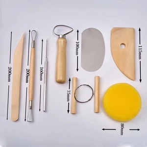 Kit de <span class=keywords><strong>8</strong></span> Herramientas de Arcilla Polimérica, Herramientas de Cerámica Profesionales para Modelar y Esculpir Arcilla - Product Image 2
