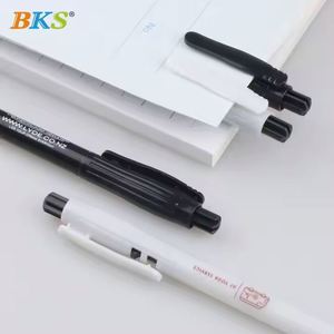 Good Quality Wholesale Price Promotion Customized Logo Modern Design BKS Brand Click Button Style Cheap Plastic <b>Ballpoint</b> <b>Pens</b> - Product Image 5