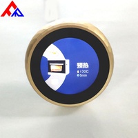 Écran rotatif TFT LCD de 1,53 pouce et 1,6 pouce avec bouton et module série, personnalisé par le fabricant, haute durabilité