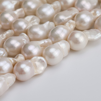 Perles de culture d'eau douce naturelles de qualité AA, Keshi Baroque, 11-12 mm+, blanches, en vrac, pour la fabrication de bracelets, approvisionnement en gros