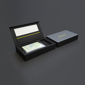 Impresión de logotipo personalizado tarjeta de crédito VIP caja de regalo embalaje tarjeta de felicitación de boda vacía caja de regalo para tarjeta - Product Image 2
