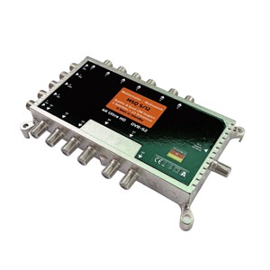 MSQ512 5x12 Terminal Satellite Multiswitch 950-2150MHz Amplificateur 4 <span class=keywords><strong>SAT</strong></span> + 1 Terre 12 Quattro Quad LNB 4K Ultra HD DVB-S2 Métal - Product Image 3